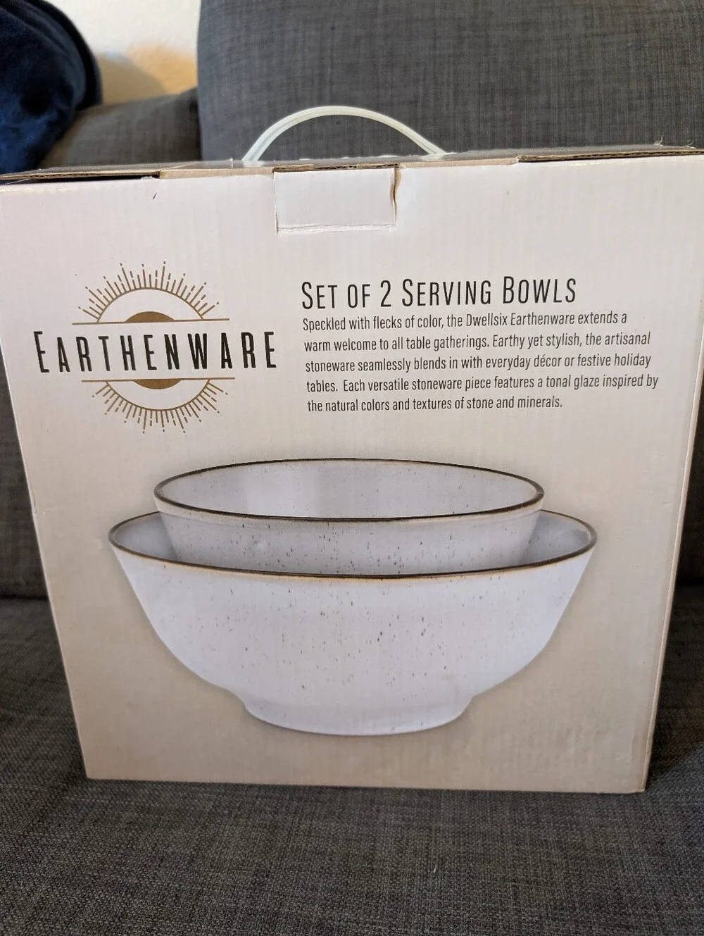 Earthenware 2 Mixing Bowl Set!